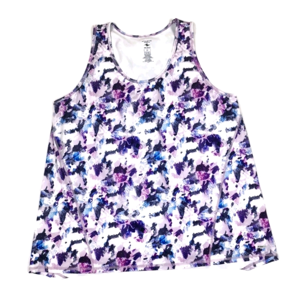 New Breathable Athletic Tank Top Colour Splash